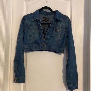 Outer Edge Tween Small Jean Crop Jacket